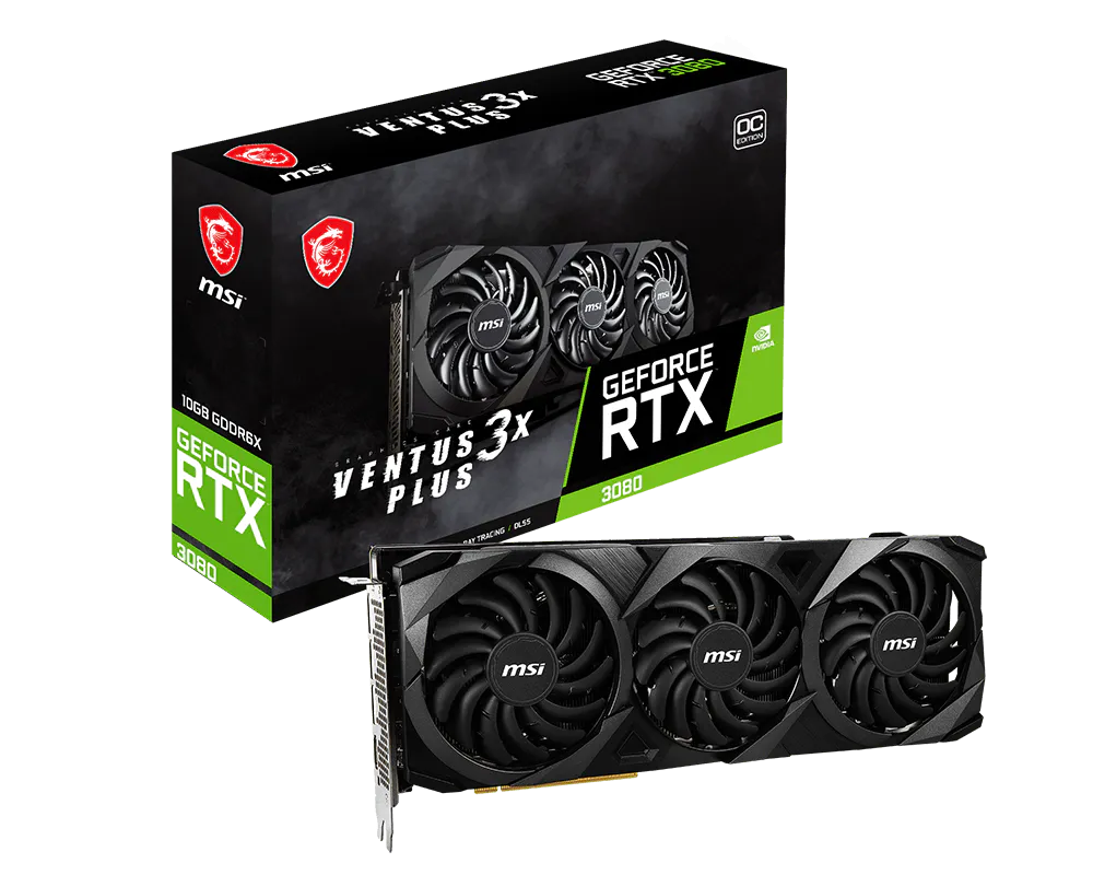 MSI GeForce RTX 3080 VENTUS 3X PLUS 10G OCV1 LHR